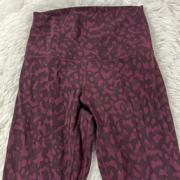 Lululemon Align Crop *21" Formation Camo Dark Adobe Multi - Picture 1 of 6